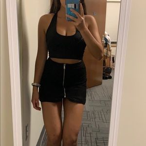 Halter neck crop top